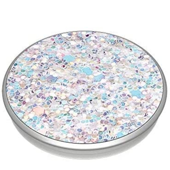 NWT Pop Sockets Pop Grip Swappable Grip for Phones & Tablets Sparkle Snow White - Picture 5 of 8